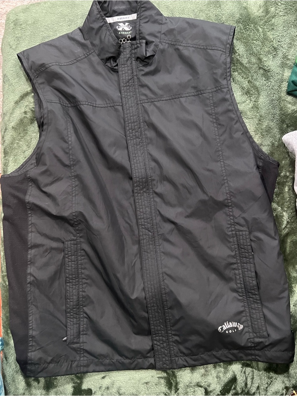 Callaway Black Men's Golf Vest with Subtle Logo